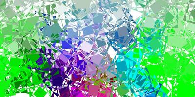 Light multicolor vector background with polygonal forms.