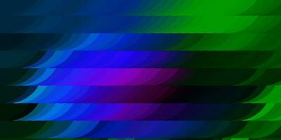 Dark Multicolor vector backdrop with triangles, lines.