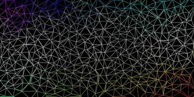 Light multicolor vector poly triangle template.
