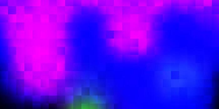 Dark multicolor vector pattern with rectangles.