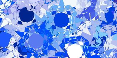 Light blue vector pattern with polygonal shapes.