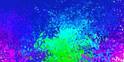 Dark multicolor vector texture with random triangles.