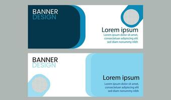 diseño de banner web vector