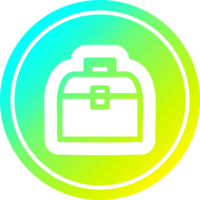 tool box circular in cold gradient spectrum png