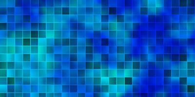 textura de vector azul claro en estilo rectangular.