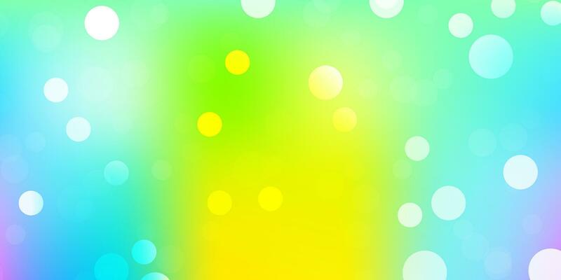 Light multicolor vector backdrop with dots.