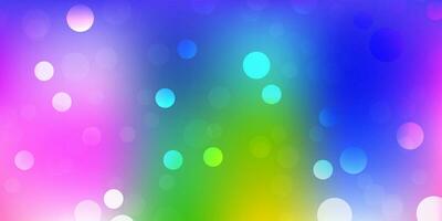 Light multicolor vector layout with circle shapes.