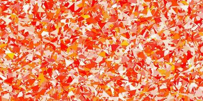 Light orange vector pattern with polygonal shapes.