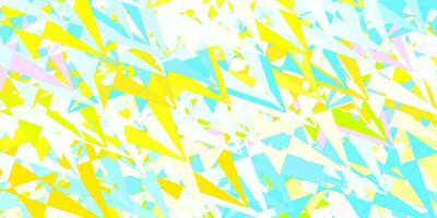 Light blue vector backdrop with triangles, lines.