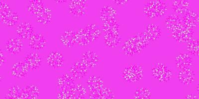 telón de fondo natural vector rosa claro con flores.
