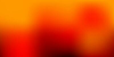 Dark Orange vector abstract blur template.
