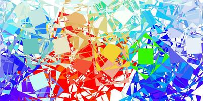 Light multicolor vector background with polygonal forms.