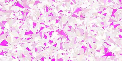 Light pink vector background with polygonal forms.