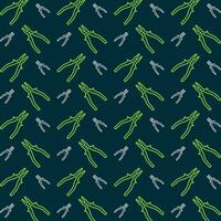 Plier pattern design trendy repeating pattern colorful illustration background vector