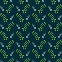 Falling Star design trendy repeating pattern colorful illustration background vector