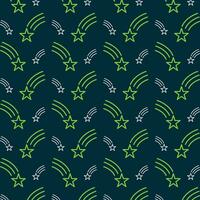 Falling Star design trendy repeating pattern colorful illustration background vector