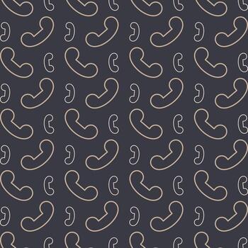 llamada vector icono repitiendo modelo vistoso vector ilustración antecedentes