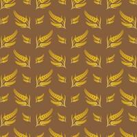 Wheat vector design pattern illustration abstract background