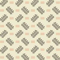 Fence vector design repeating illustration pattern beautiful background