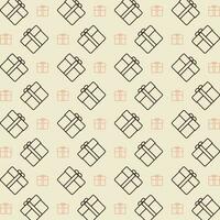 Gift vector design repeating illustration pattern beautiful background