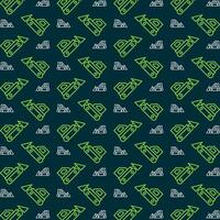 Bulldozer pattern design trendy repeating pattern colorful illustration background vector