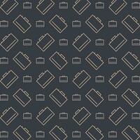 Briefcase vector Icon repeating pattern colorful vector illustration background