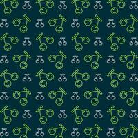 Cherry design trendy repeating pattern colorful illustration background vector