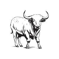 vaca imagen vector, ilustración de un vaca vector