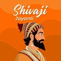 Happy Shivaji Jayanti Day. The Day of India Shivaji Jayanti Day illustration vector background. Vector eps 10