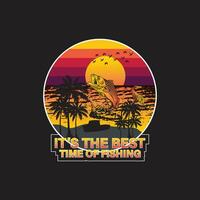 fishing typography tshirt vector design