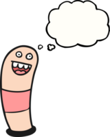 thought bubble cartoon worm png