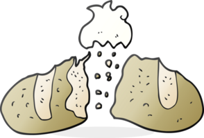 hogaza de pan de dibujos animados png