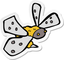 sticker of a cartoon bee png