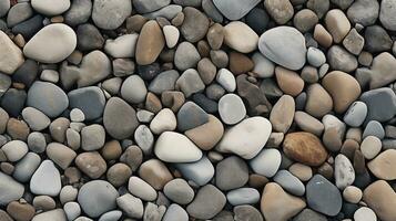 AI generated PEBBLES TEXTURE PATTERN BACKGROUND photo