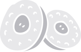 cartoon doodle two silver coins png