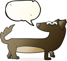 discours bulle dessin animé chien png