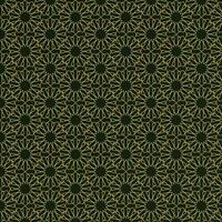 Golden thai pattern background vector and ramadan islamic batik