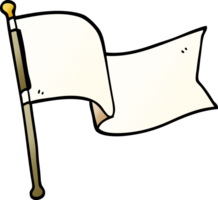 caricatura, garabato, bandera blanca, ondulación png