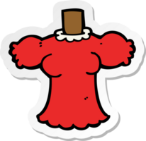 sticker of a cartoon female body png