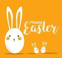 Happy Easter banner, poster, greeting card. vector