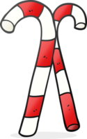 cartoon candy canes png