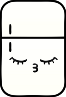 gradient shaded cartoon fridge freezer png