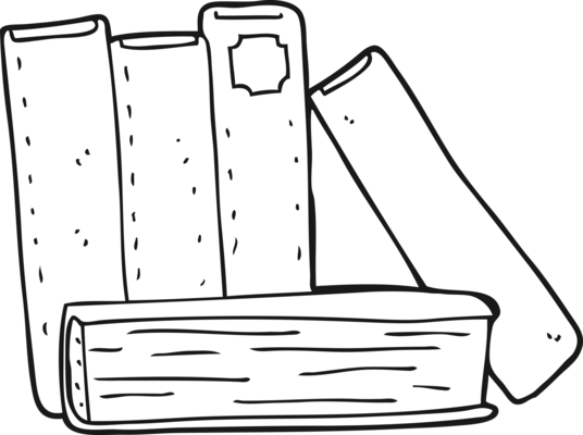 Book Black And White PNGs for Free Download