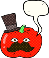 komisk bok Tal bubbla tecknad serie flott tomat png