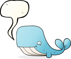 speech bubble cartoon happy whale png