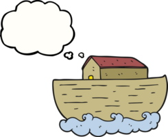 thought bubble cartoon noah's ark png