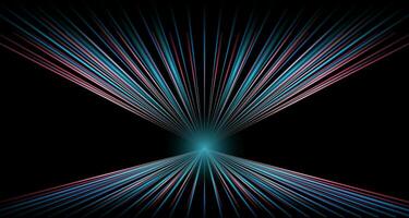 Abstract Light Trail Background. Illustration Light Render Of Digital Technology vector