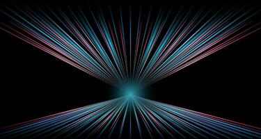 Abstract Light Trail Background. Illustration Light Render Of Digital Technology vector