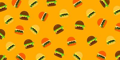Burgers background vector