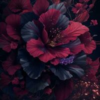 AI generated Flower Wallpaper Abstract photo